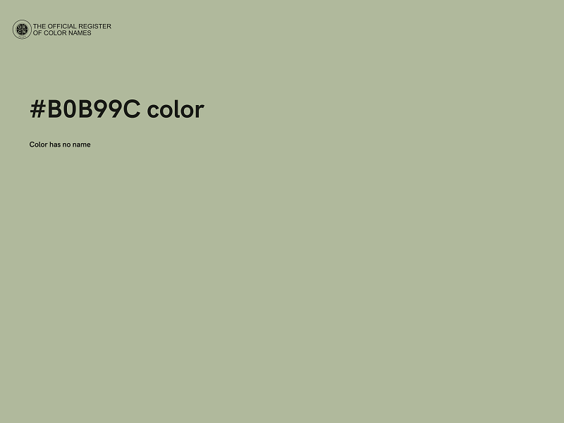 #B0B99C color image