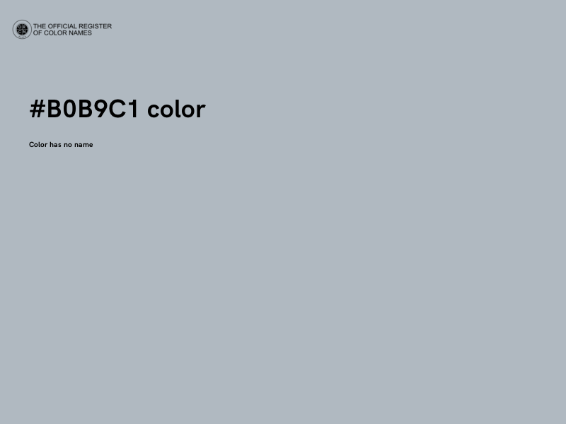 #B0B9C1 color image