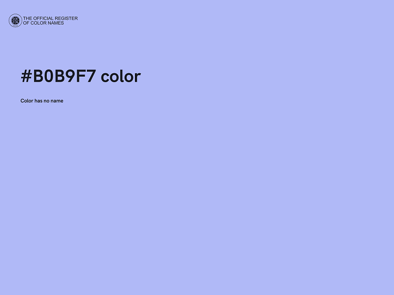 #B0B9F7 color image