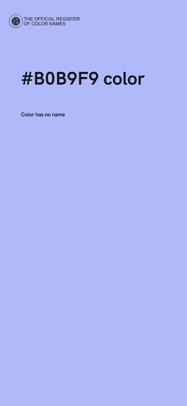 #B0B9F9 color image