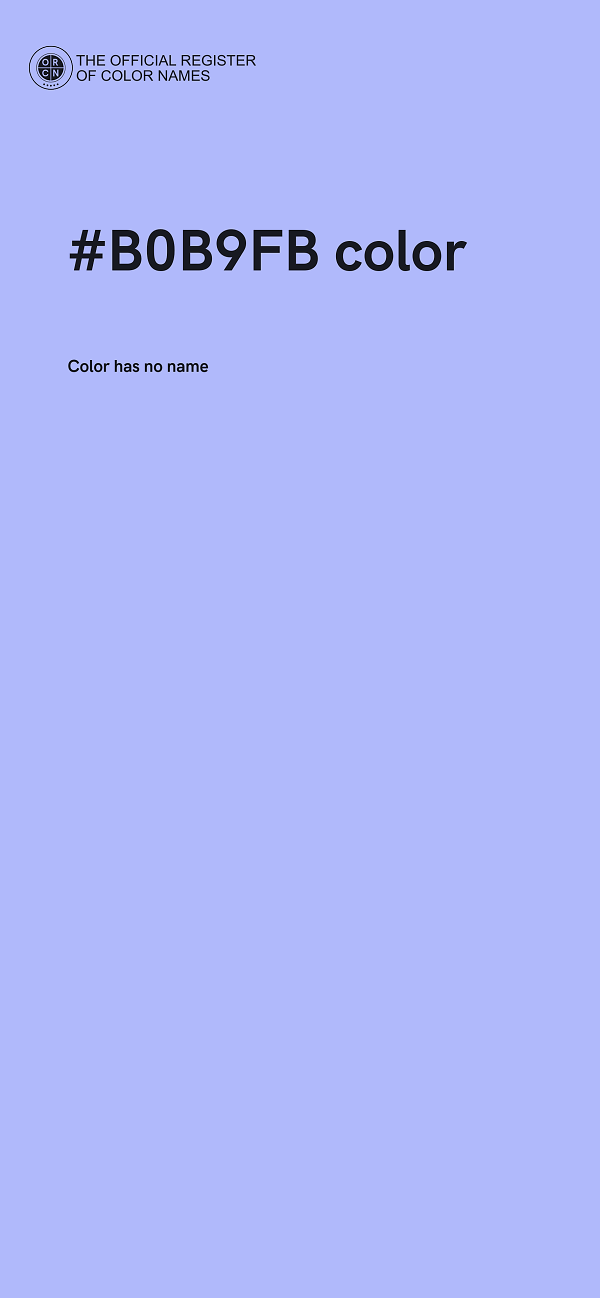 #B0B9FB color image