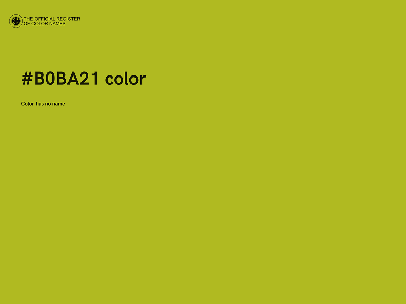 #B0BA21 color image