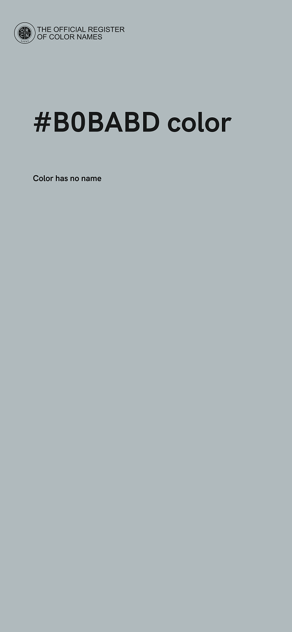 #B0BABD color image