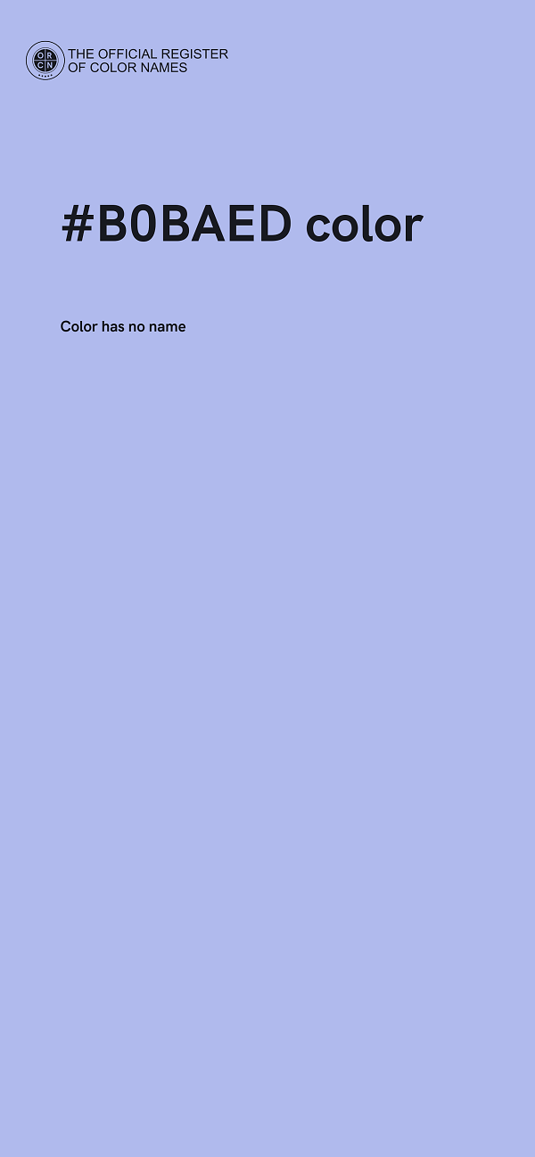 #B0BAED color image