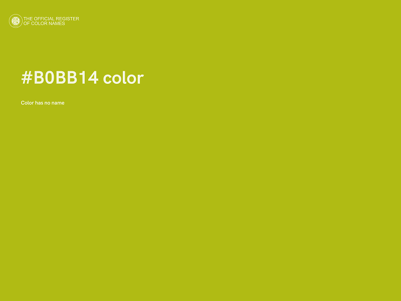 #B0BB14 color image