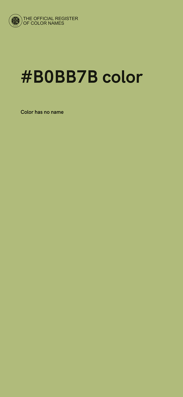 #B0BB7B color image