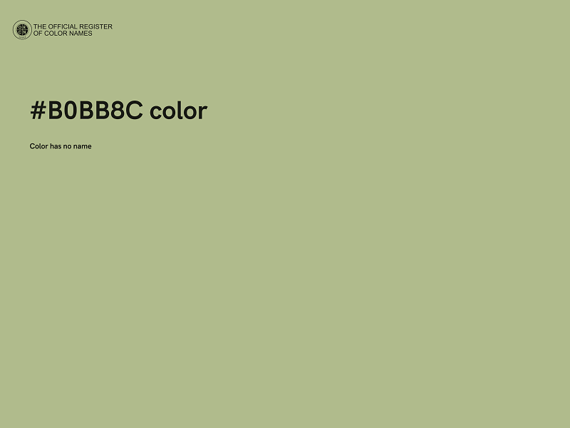 #B0BB8C color image