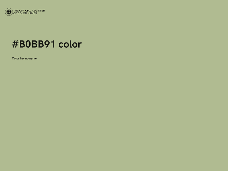 #B0BB91 color image