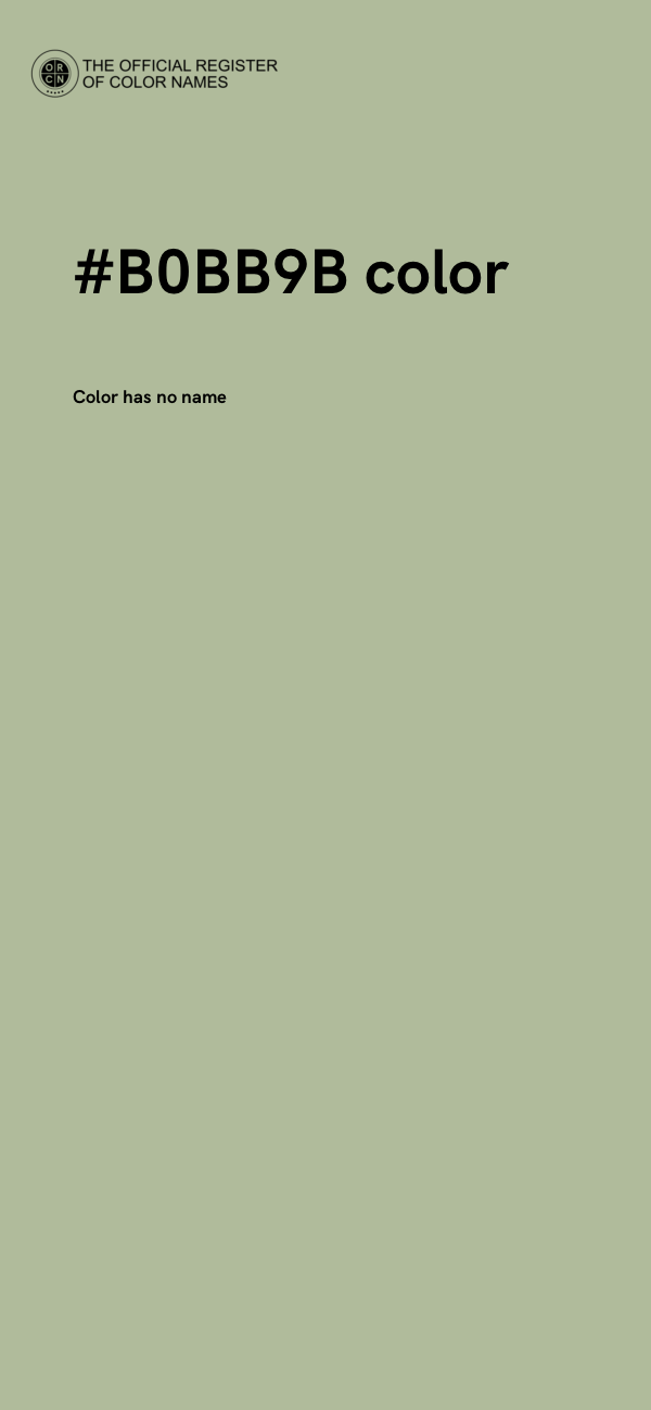 #B0BB9B color image