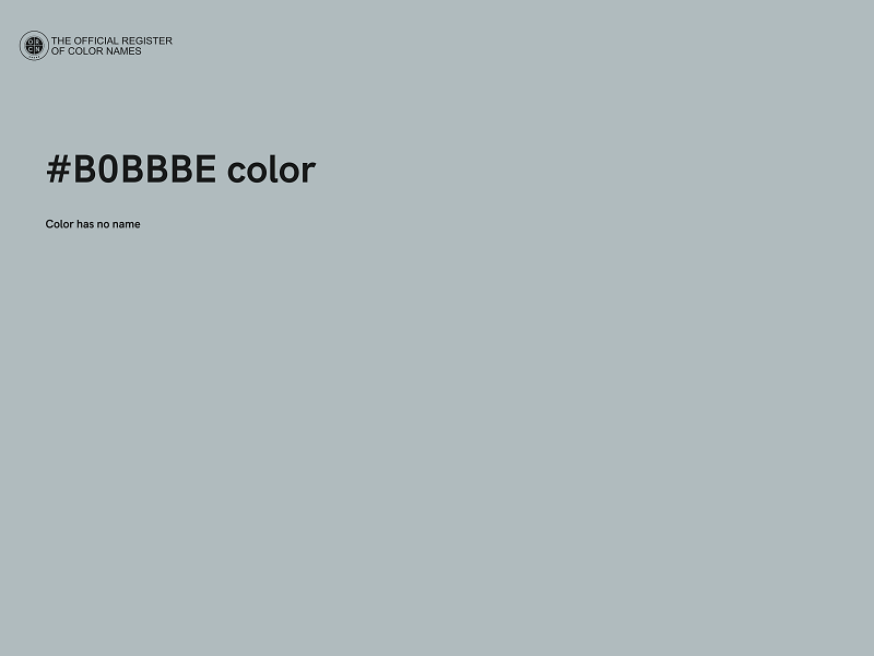 #B0BBBE color image