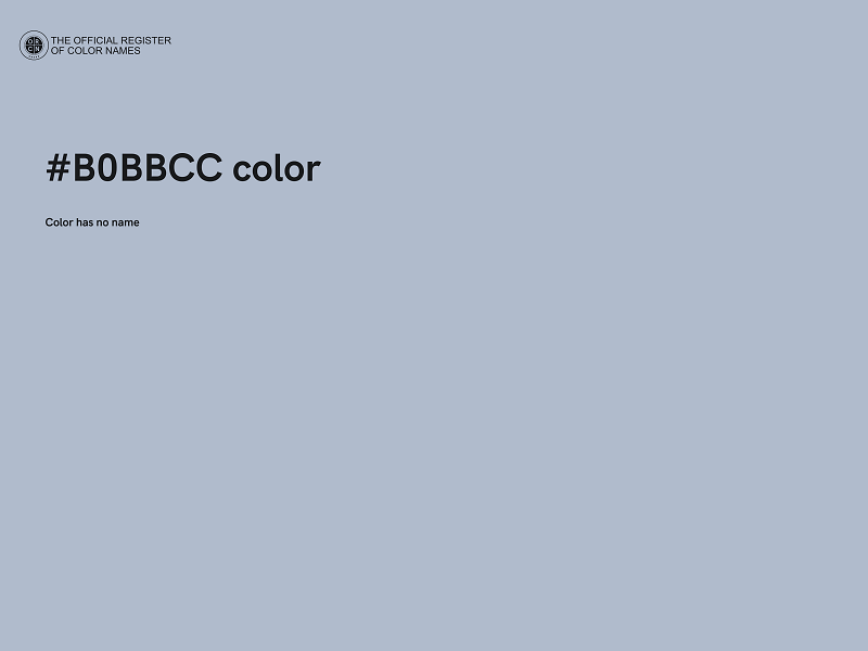#B0BBCC color image