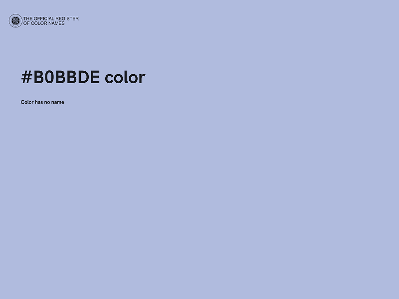 #B0BBDE color image