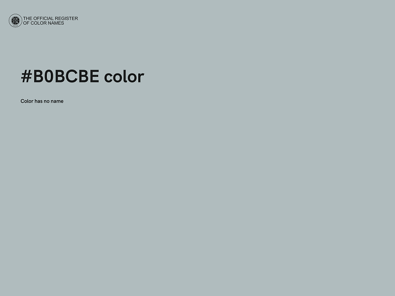 #B0BCBE color image