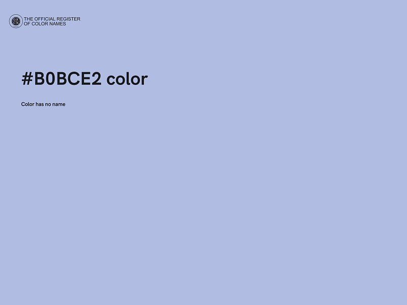 #B0BCE2 color image