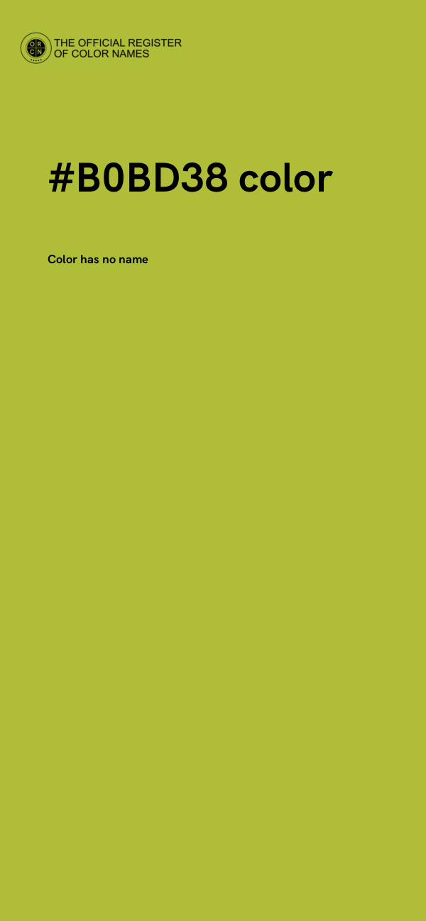 #B0BD38 color image