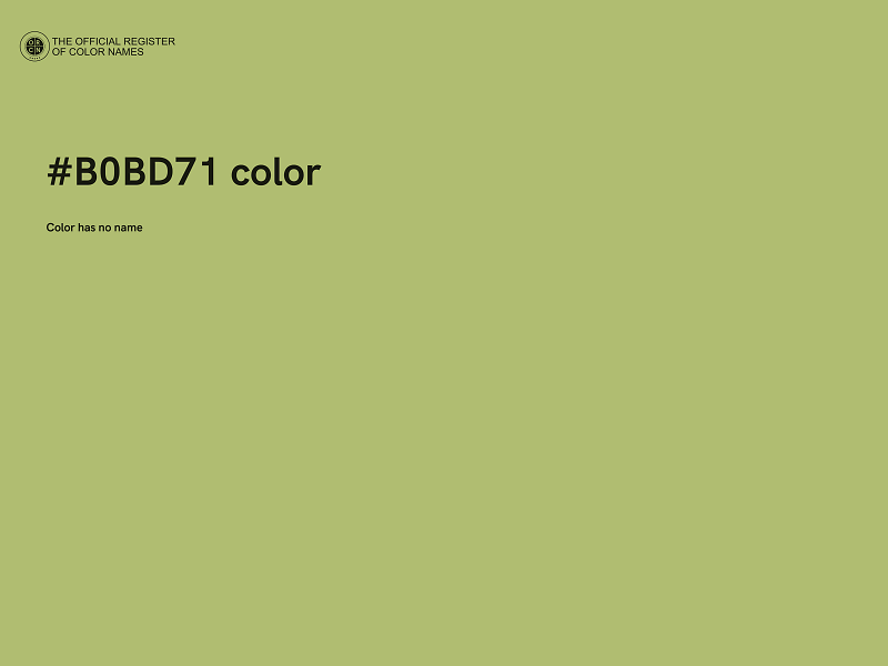 #B0BD71 color image