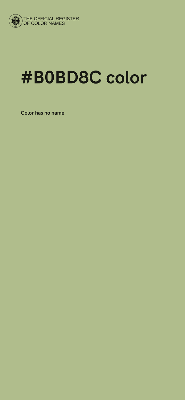 #B0BD8C color image