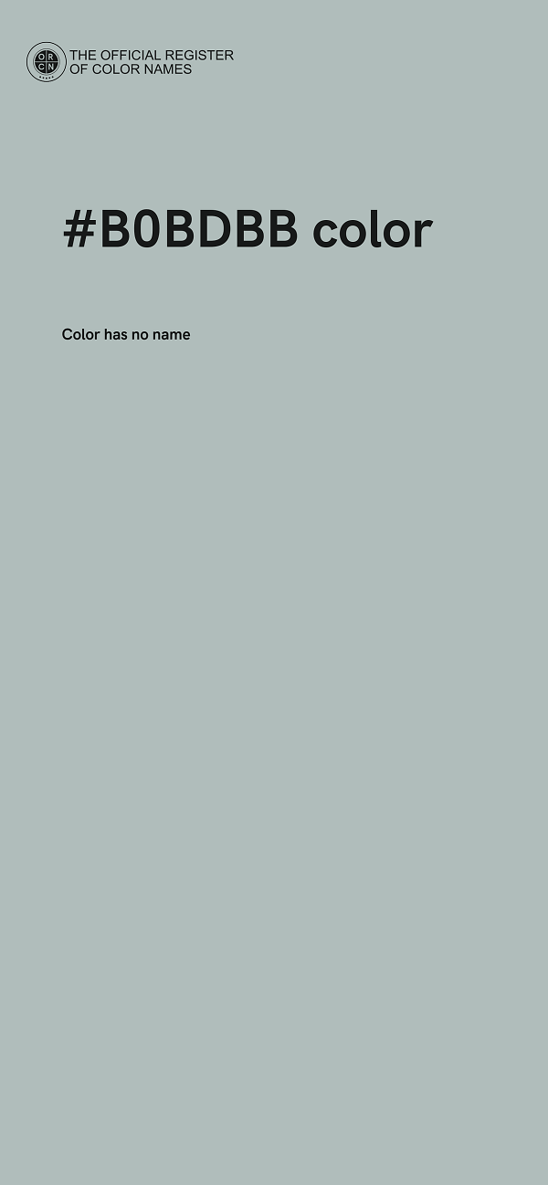 #B0BDBB color image