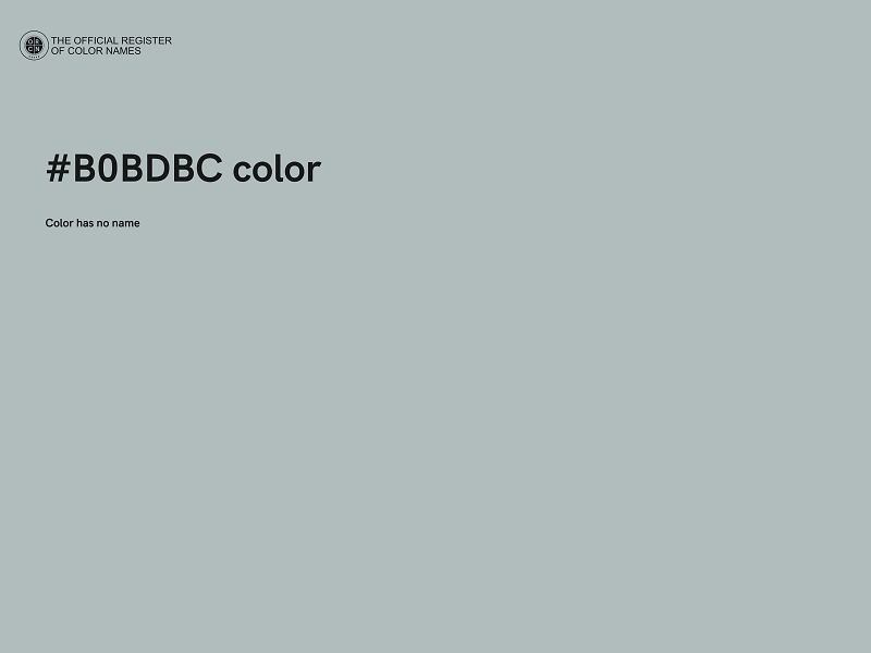 #B0BDBC color image