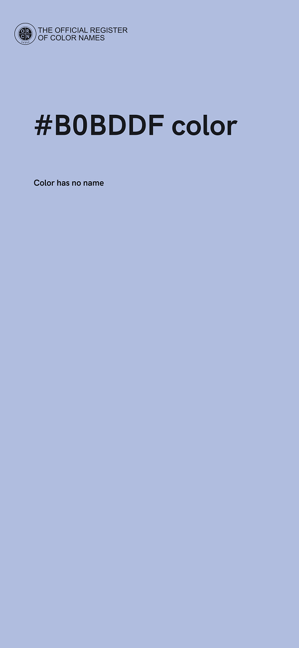 #B0BDDF color image