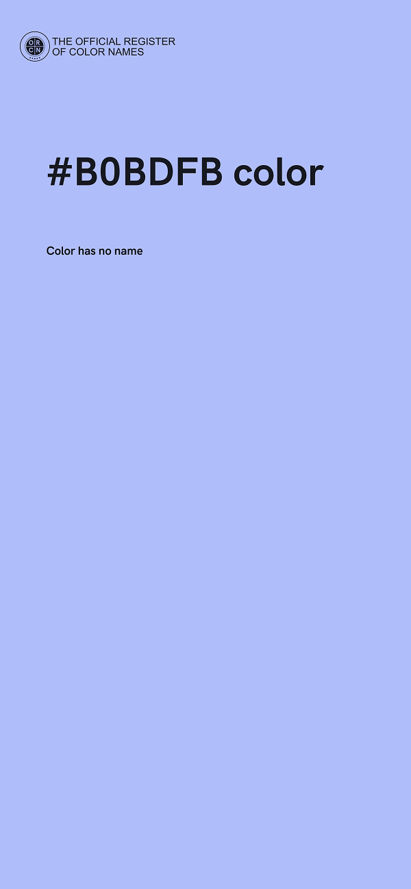 #B0BDFB color image