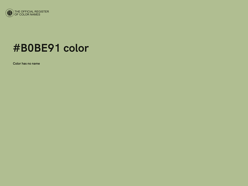 #B0BE91 color image