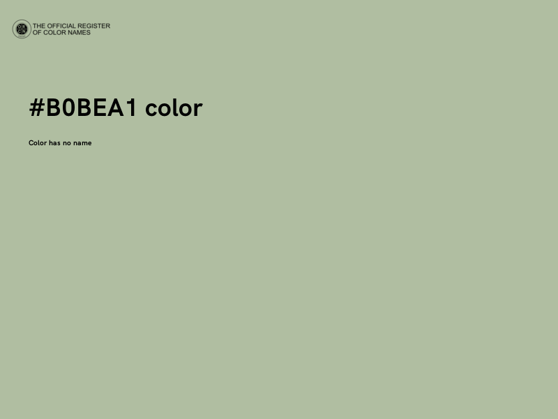 #B0BEA1 color image