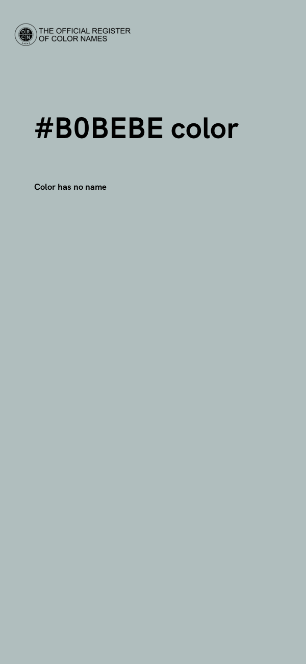 #B0BEBE color image