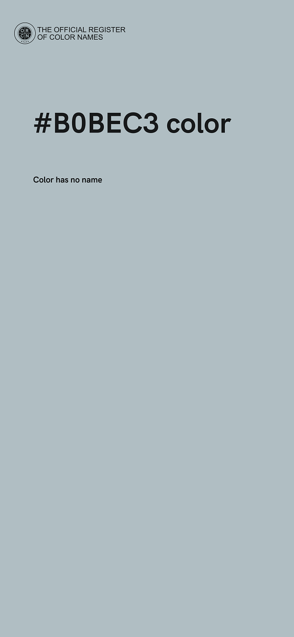 #B0BEC3 color image