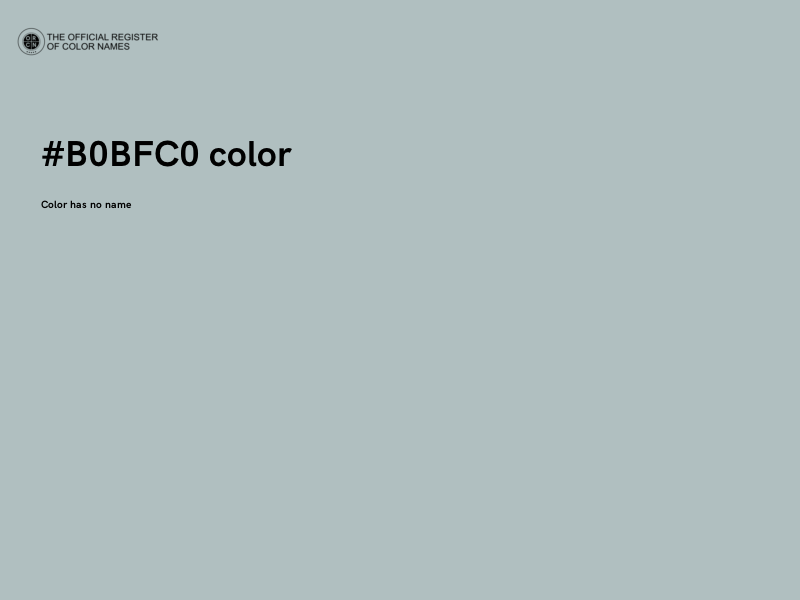 #B0BFC0 color image