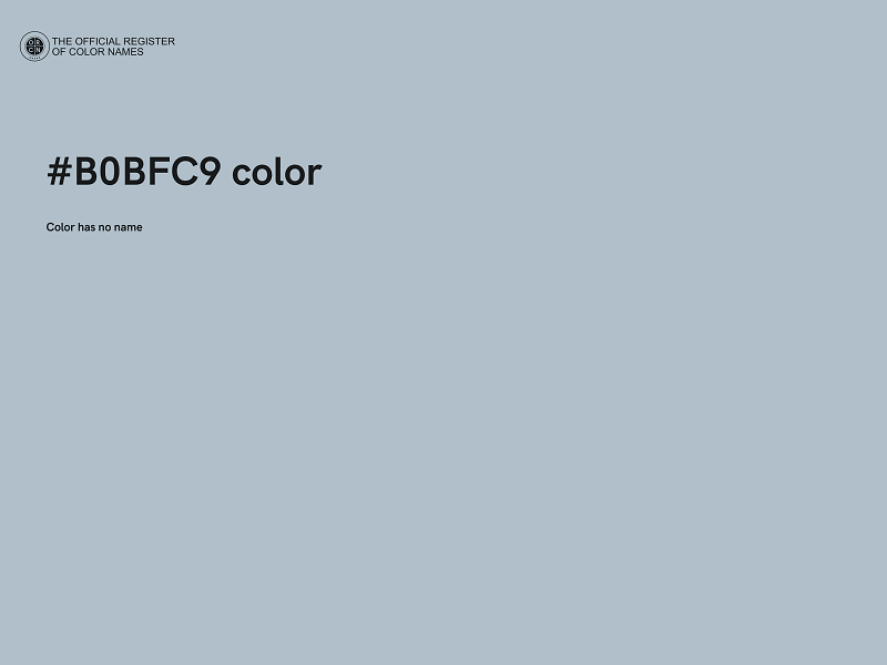 #B0BFC9 color image