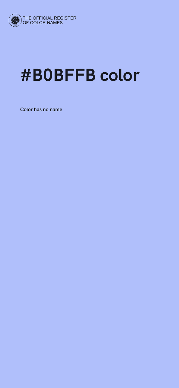 #B0BFFB color image