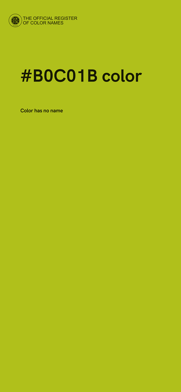 #B0C01B color image