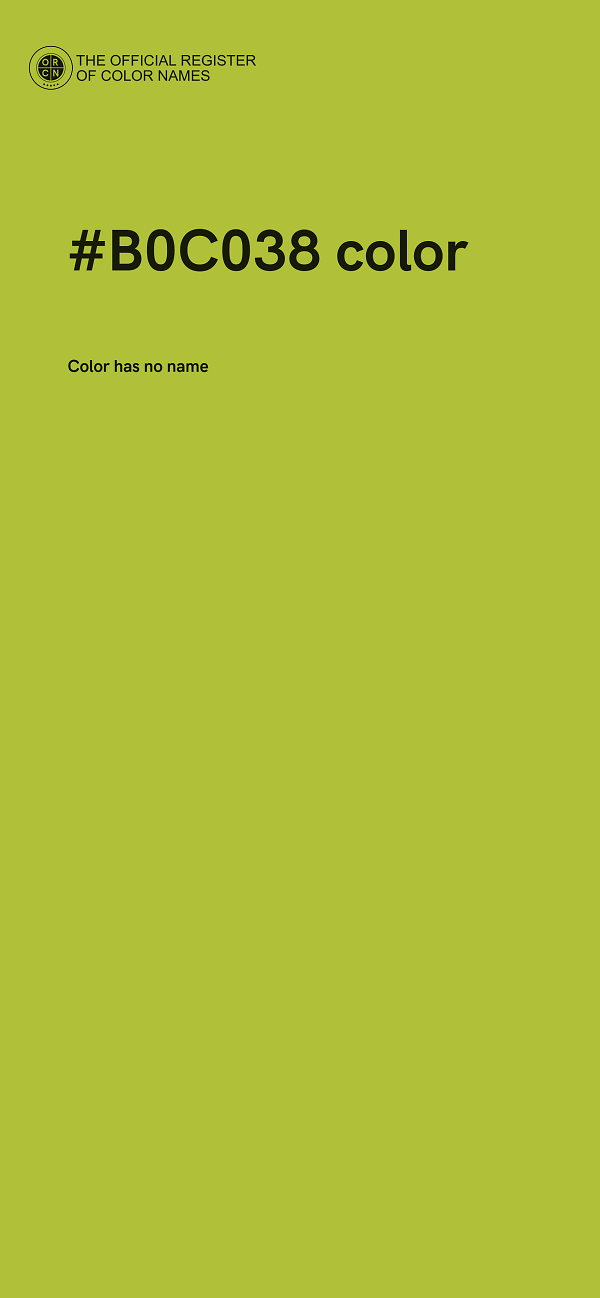 #B0C038 color image