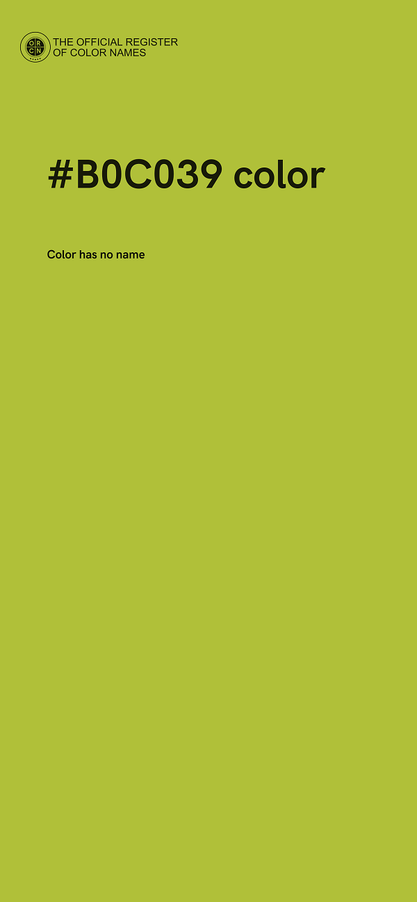 #B0C039 color image