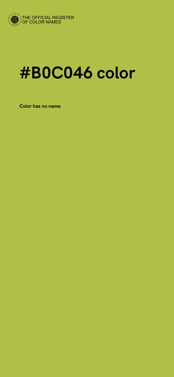 #B0C046 color image