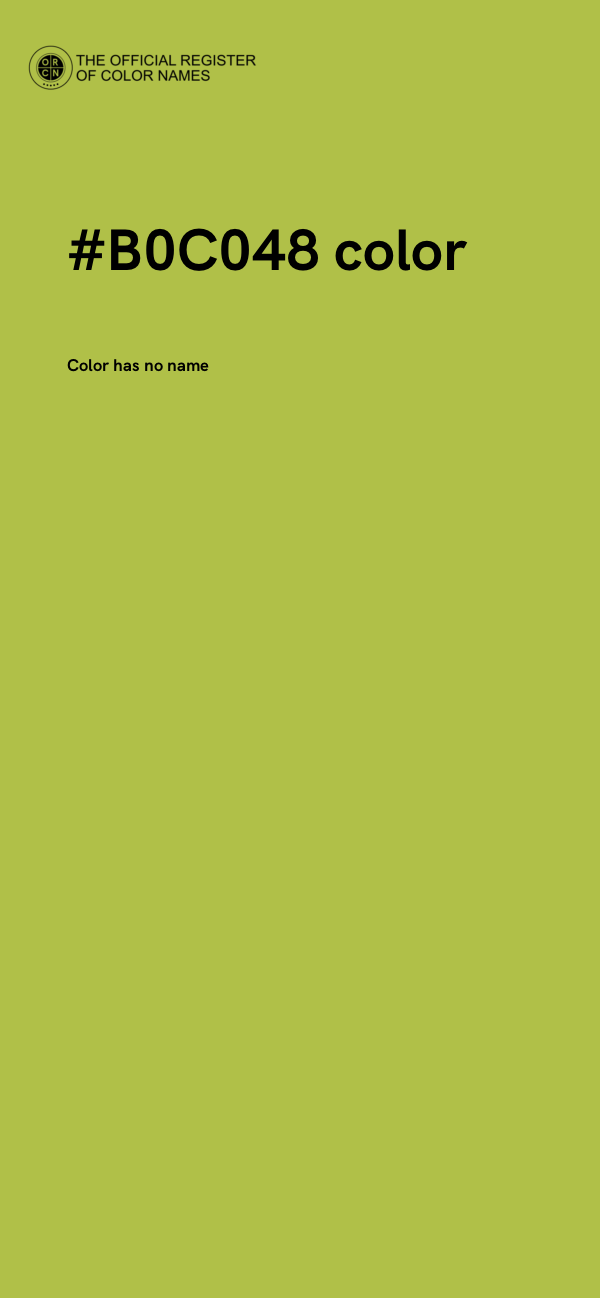 #B0C048 color image