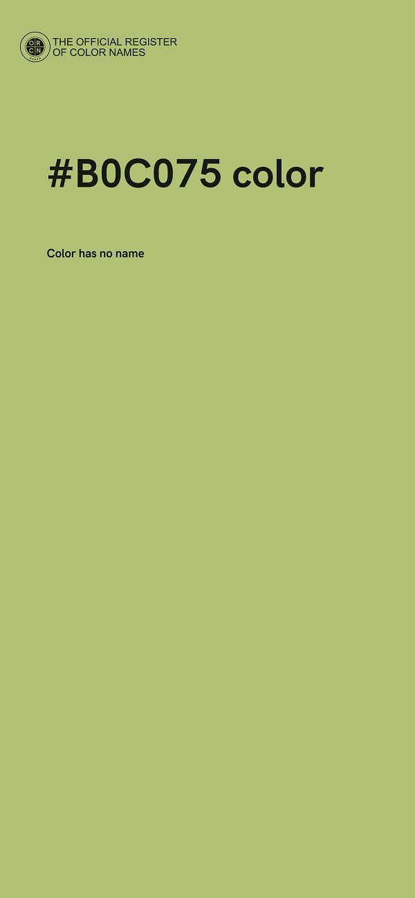 #B0C075 color image