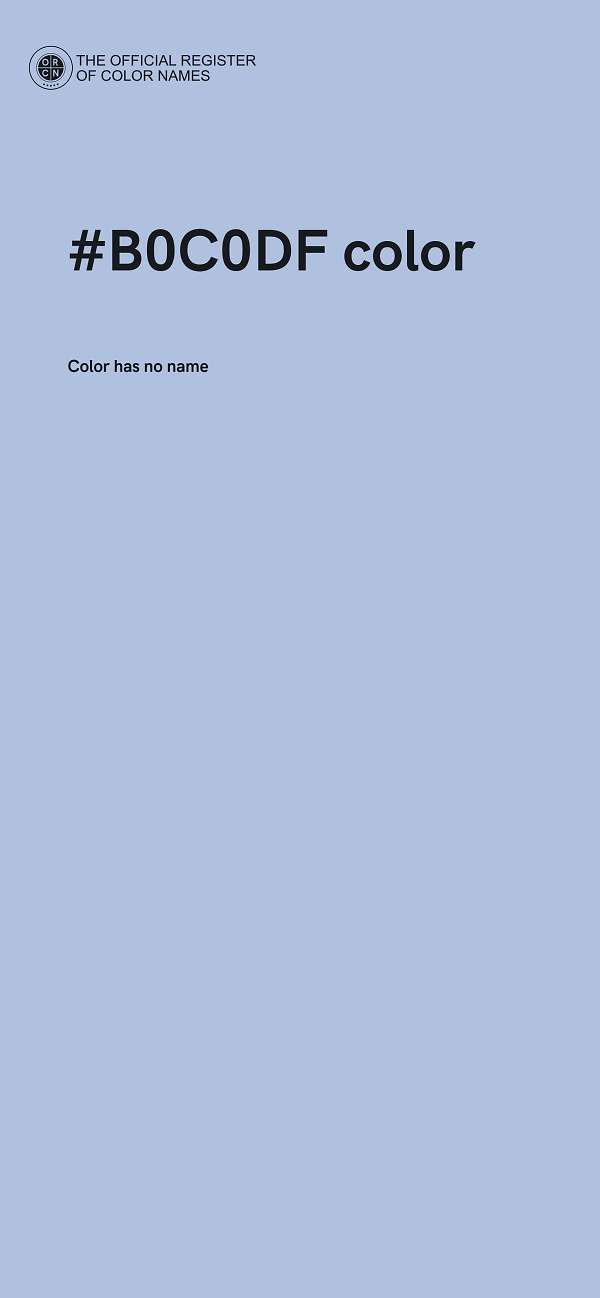 #B0C0DF color image