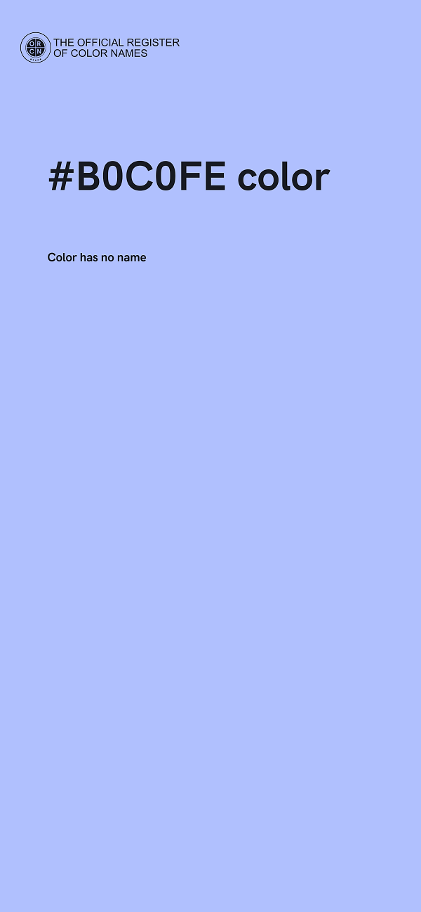 #B0C0FE color image