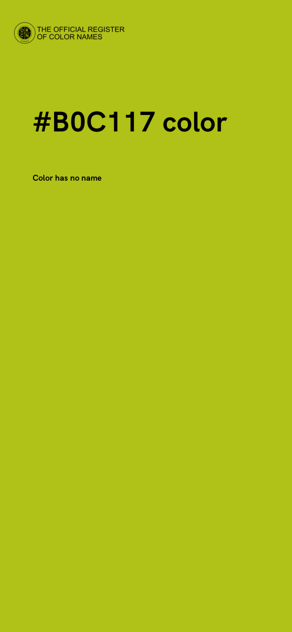 #B0C117 color image