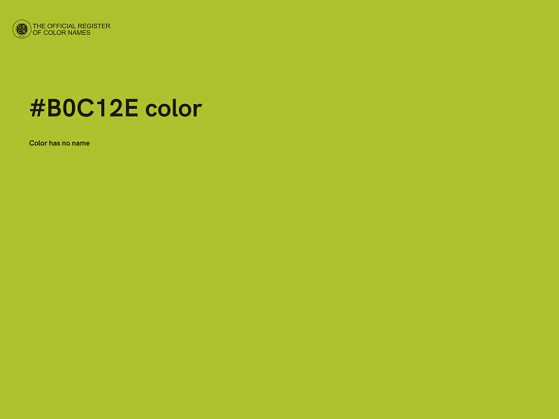 #B0C12E color image