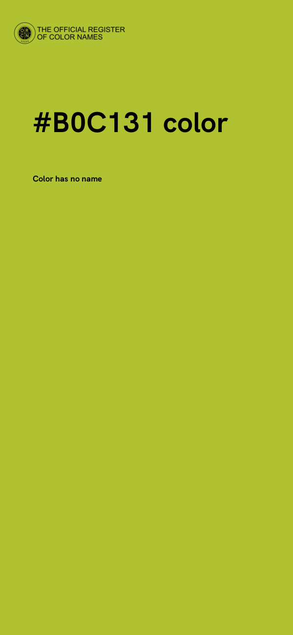 #B0C131 color image