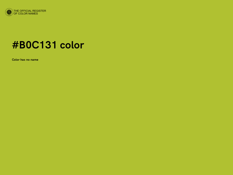 #B0C131 color image