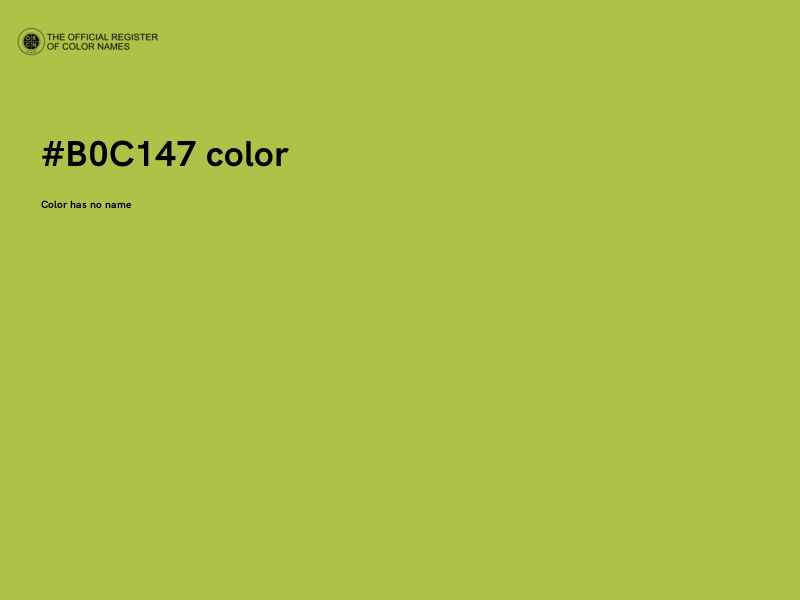 #B0C147 color image