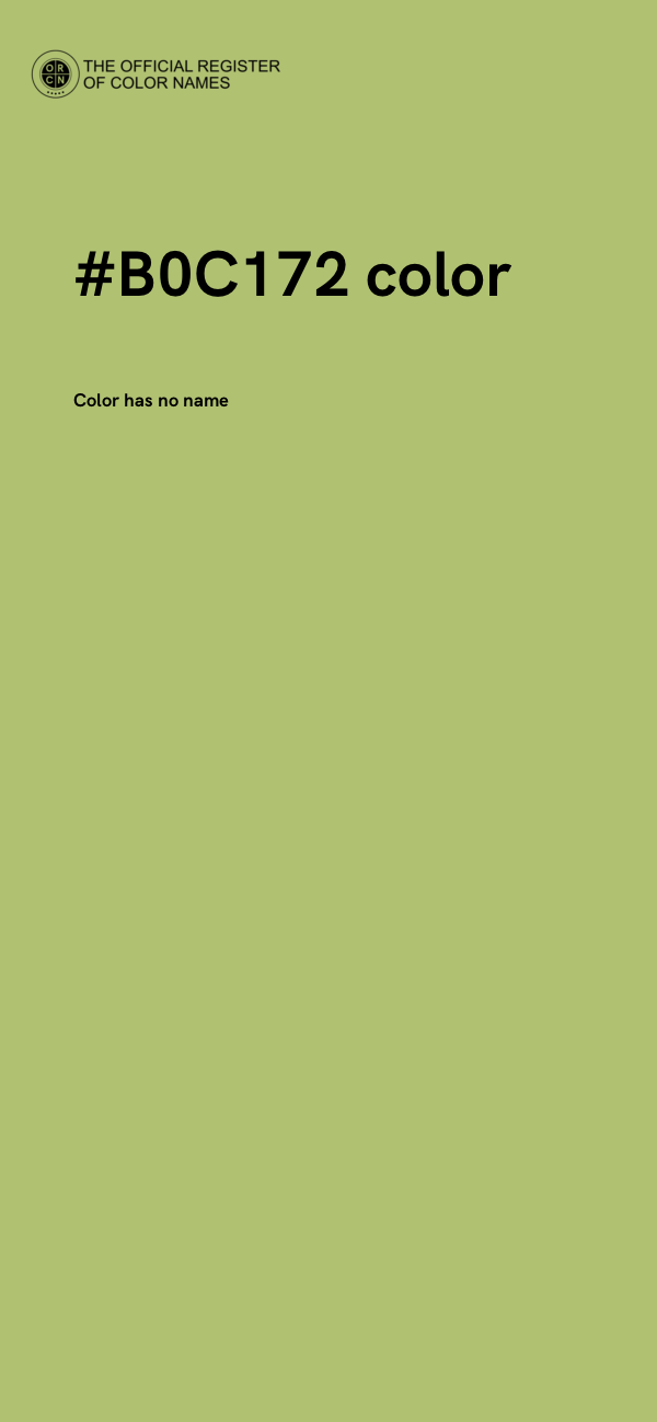 #B0C172 color image