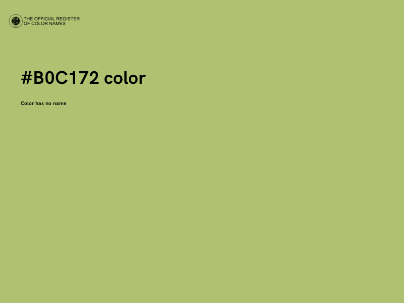 #B0C172 color image