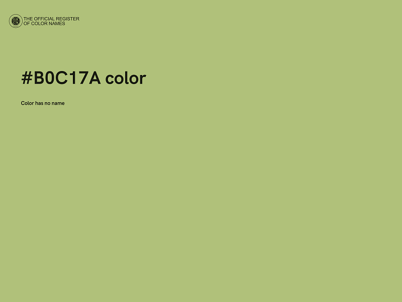 #B0C17A color image