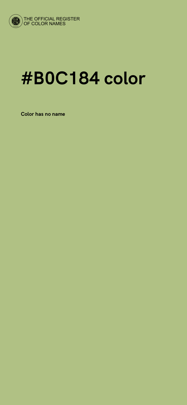 #B0C184 color image