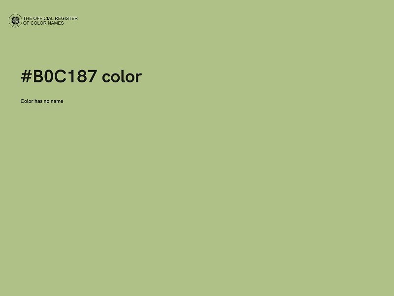 #B0C187 color image